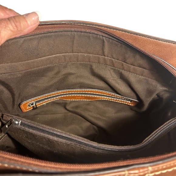 Hema Zhuofan Brown Vegan Leather Bag - Picture 8 of 14